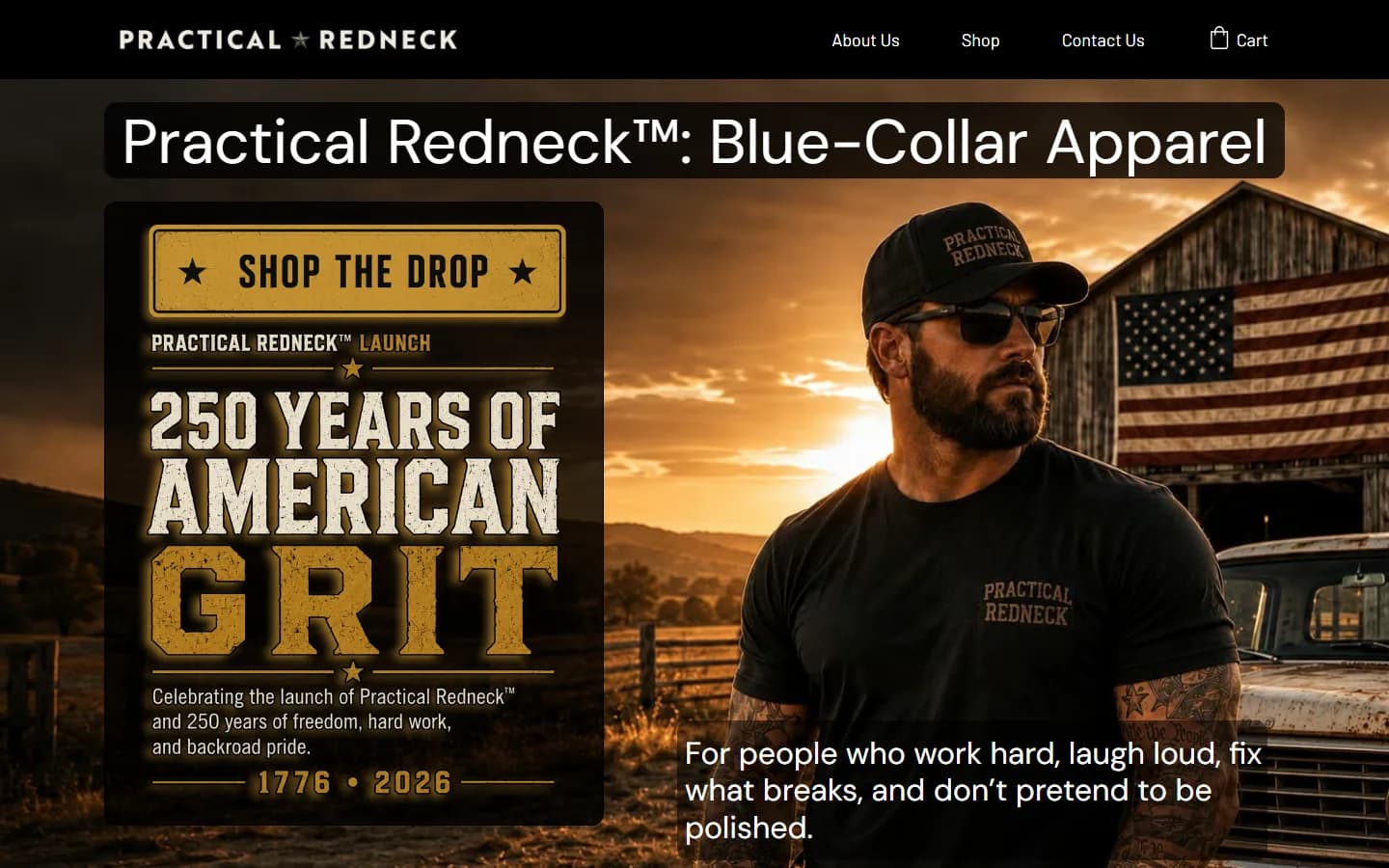 Practical Redneck homepage