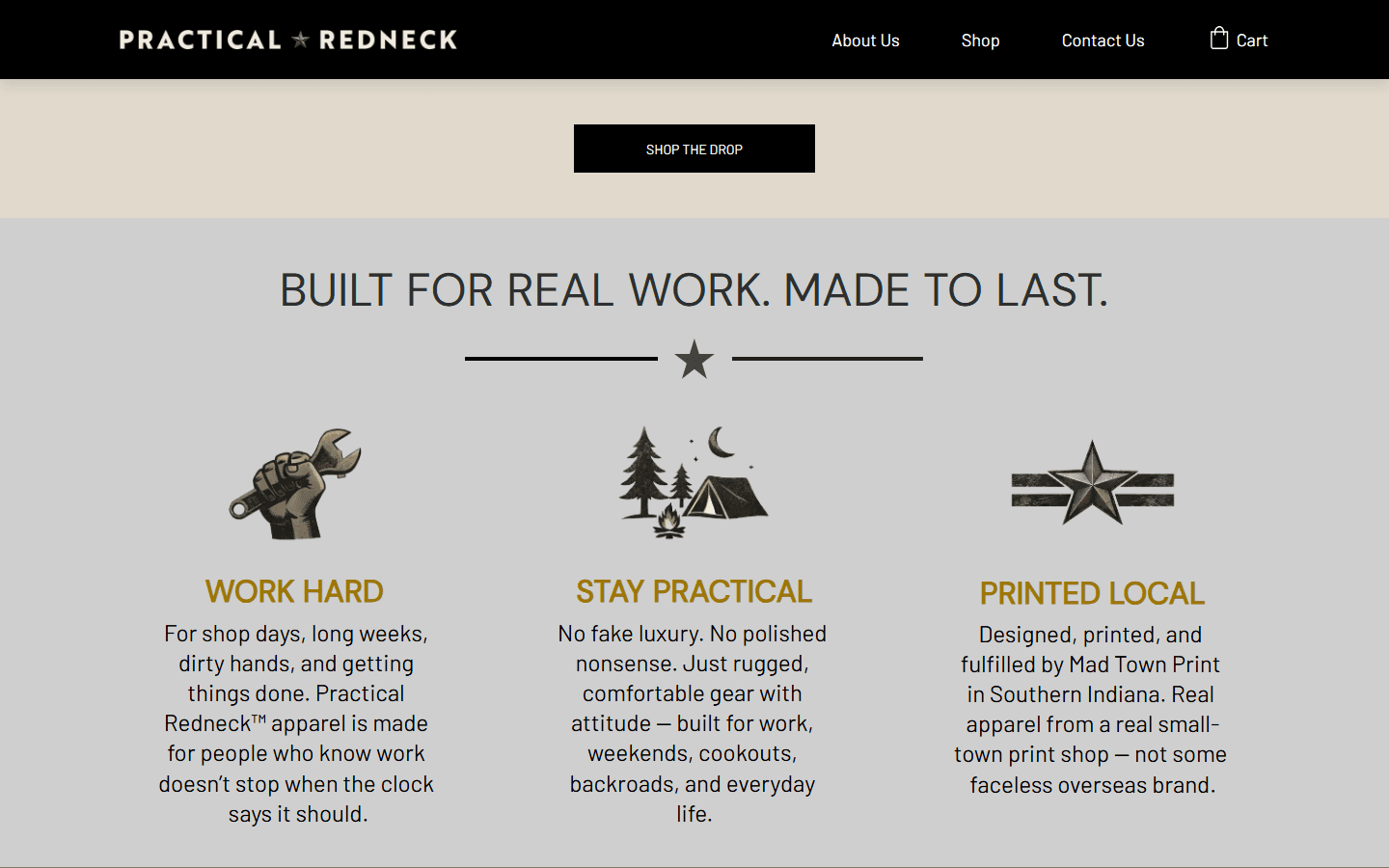 Practical Redneck site detail